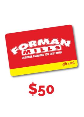 Forman mills gift card balance. Things To Know About Forman mills gift card balance. 